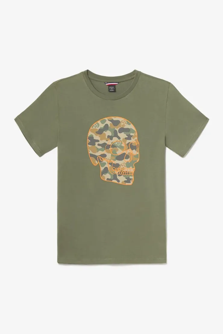 Homme Le Temps des Cerises T-Shirts & Polos-T-Shirt Machida Kaki Imprime