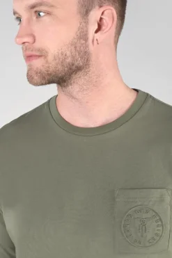 Homme Le Temps des Cerises T-Shirts & Polos-T-Shirt Manches Longues Laia Kaki