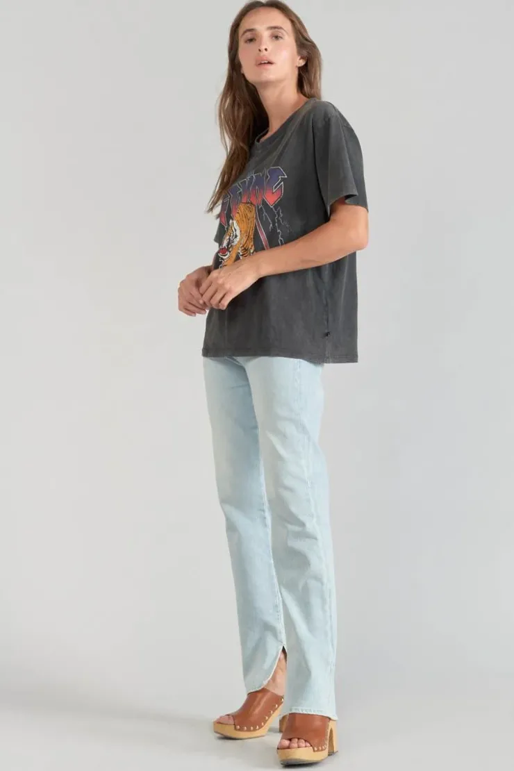 Femme Le Temps des Cerises T-Shirts & Débardeurs-T-Shirt Maryland Gris Delave