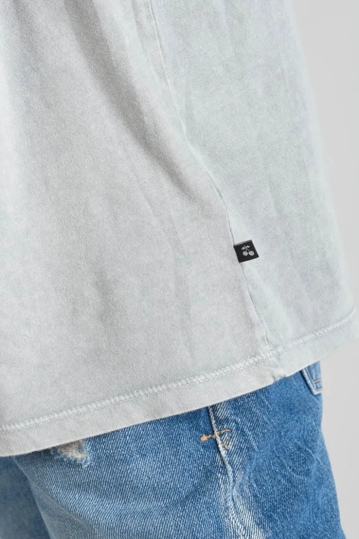 Femme Le Temps des Cerises T-Shirts & Débardeurs-T-Shirt Nixon Gris Clair Delave