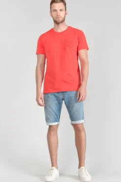 Homme Le Temps des Cerises T-Shirts & Polos-T-Shirt Paia Corail