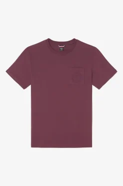 Homme Le Temps des Cerises T-Shirts & Polos-T-Shirt Paia Lie De Vin