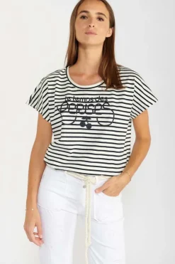 Femme Le Temps des Cerises T-Shirts & Débardeurs-T-Shirt Sailor Mariniere