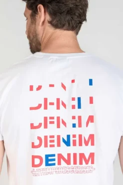 Homme Le Temps des Cerises T-Shirts & Polos-T-Shirt Saros Blanc