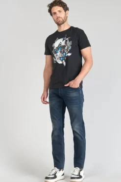 Homme Le Temps des Cerises T-Shirts & Polos-T-Shirt Usma Noir Imprime