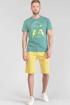 Homme Le Temps des Cerises T-Shirts & Polos-T-Shirt Witek Vert D'Eau