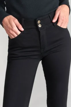 Femme Le Temps des Cerises Coupe Slim-Ultra Pulp Slim Taille Haute Jeans Noir N°0