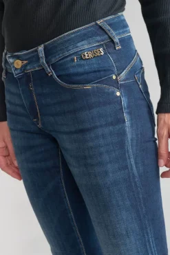 Femme Le Temps des Cerises Coupe Slim-Urselle Pulp Slim Jeans Vintage Bleu N°1
