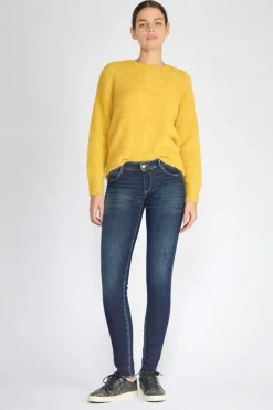 Femme Le Temps des Cerises Coupe Slim-Urselle Pulp Slim Jeans Vintage Bleu N°1