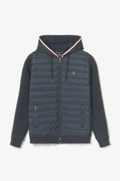 Homme Le Temps des Cerises Vestes & Manteaux-Veste Bi-Matiere Thol Bleu Marine