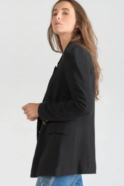 Femme Le Temps des Cerises Vestes & Blousons-Veste Blazer Bek Noire