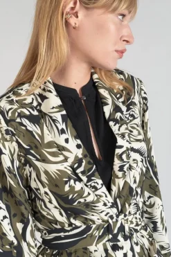 Femme Le Temps des Cerises Vestes & Blousons-Veste Blazer Salome A Motif Jungle