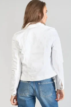 Femme Le Temps des Cerises Chemises Et Vestes-Veste En Jeans Lilly Blanche