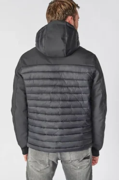 Homme Le Temps des Cerises Vestes & Manteaux-Veste Impermeable Lima Noire