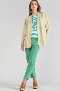 Femme Le Temps des Cerises Vestes & Blousons-Veste Kimono Sobrado Dore