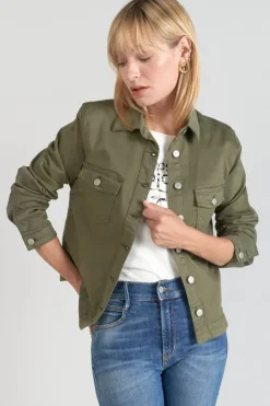 Femme Le Temps des Cerises Chemises Et Vestes-Veste Lilly Kaki