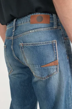 Homme Le Temps des Cerises Coupe Regular Confort-Vintage 700/20 Regular Jeans Destroy Vintage Bleu N°3