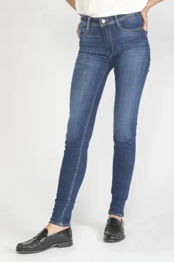 Femme Le Temps des Cerises Coupe Slim-Vivi Pulp Slim Taille Haute Jeans Bleu N°1